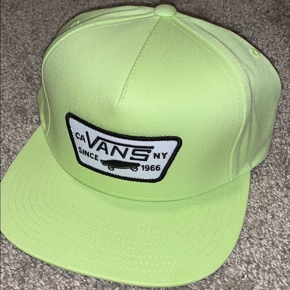 Vans Other - Lime green snap back hat Vans